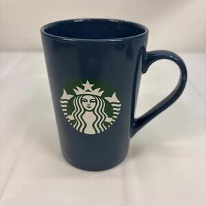 Starbucks 11 oz Blue Ceramic Coffee Mugs 2020 (small Chip On Rim)